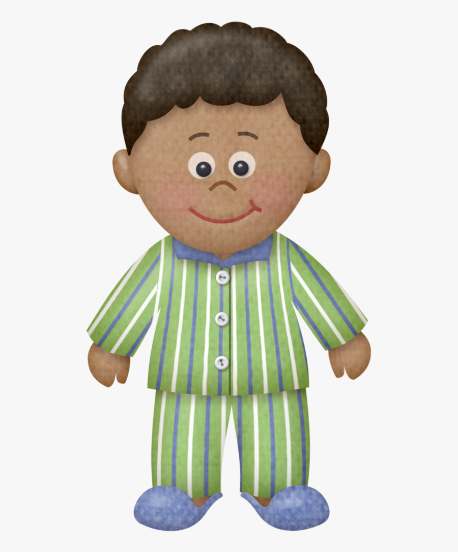 Transparent Kids Bedtime Clipart - Boy In Pajama Clipart, Transparent Clipart