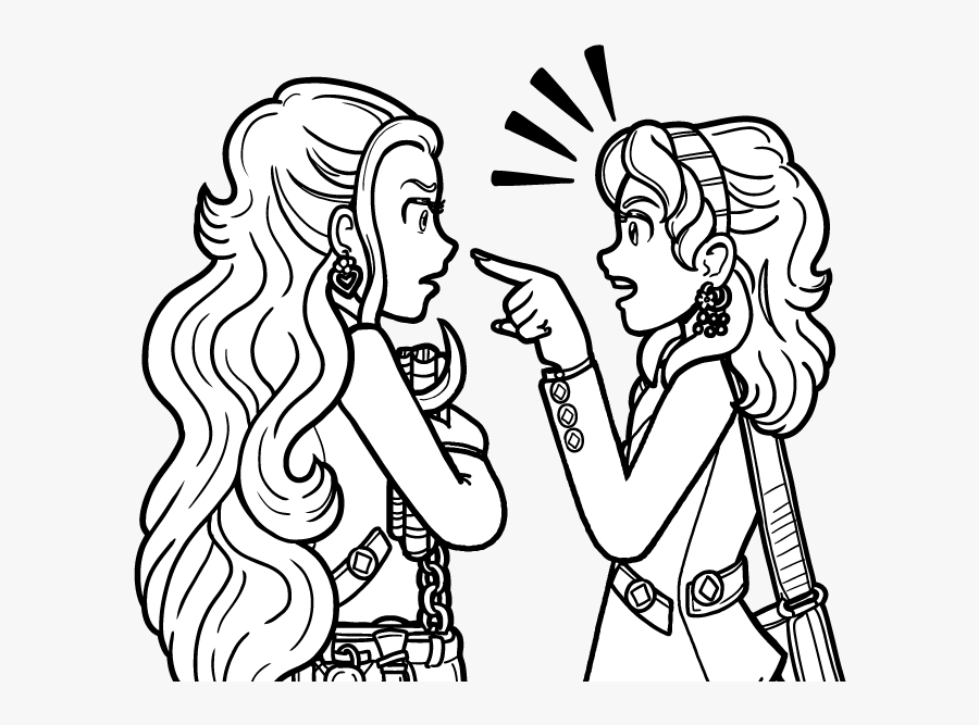 Warning Super Contagious Germs - Nikki And Mackenzie Dork Diaries, Transparent Clipart