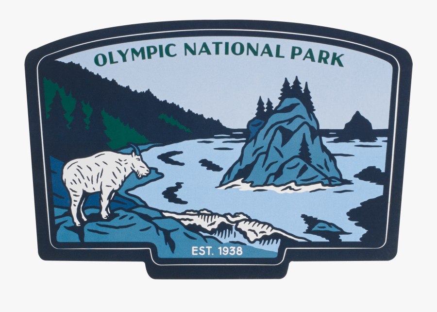 National Park Stickers Free, Transparent Clipart