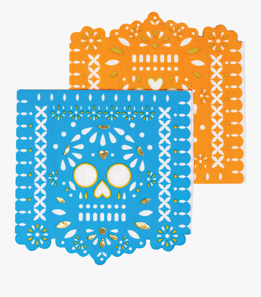 Skull Papel Picado, Transparent Clipart