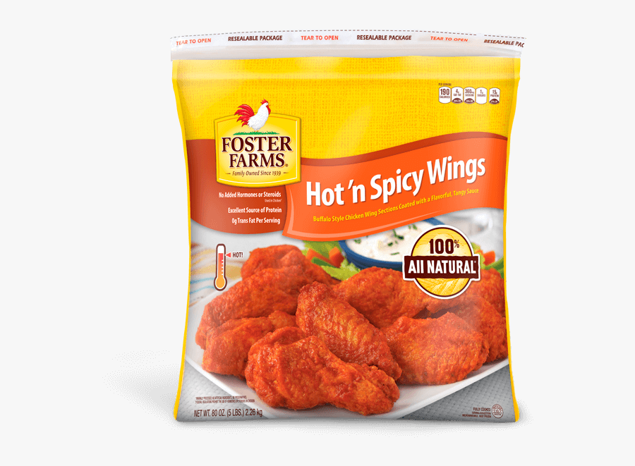 Transparent Hot Wings Png - Foster Farms Hot Wings, Transparent Clipart