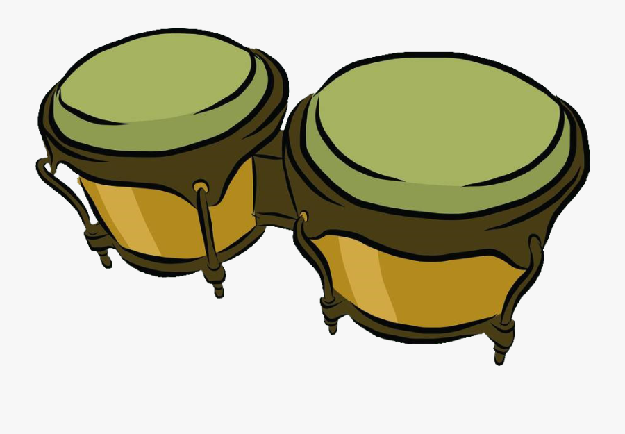 Musical Instrument Latin Percussion Cartoon Bongos , Free Transparent