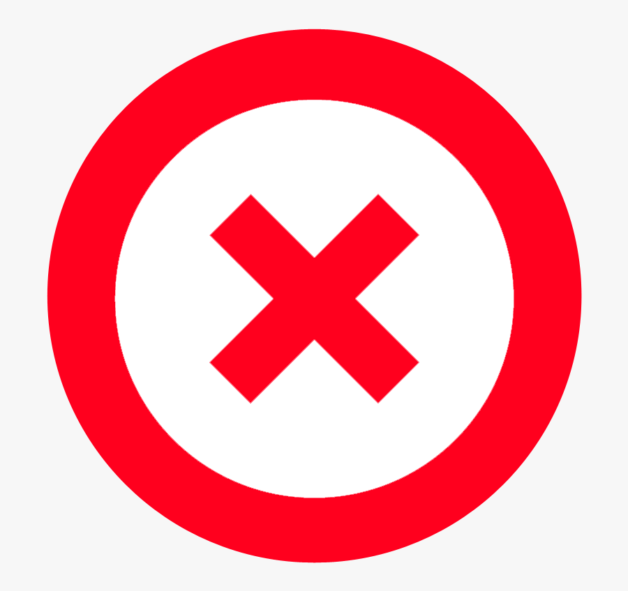 Circle X Clipart, Transparent Clipart