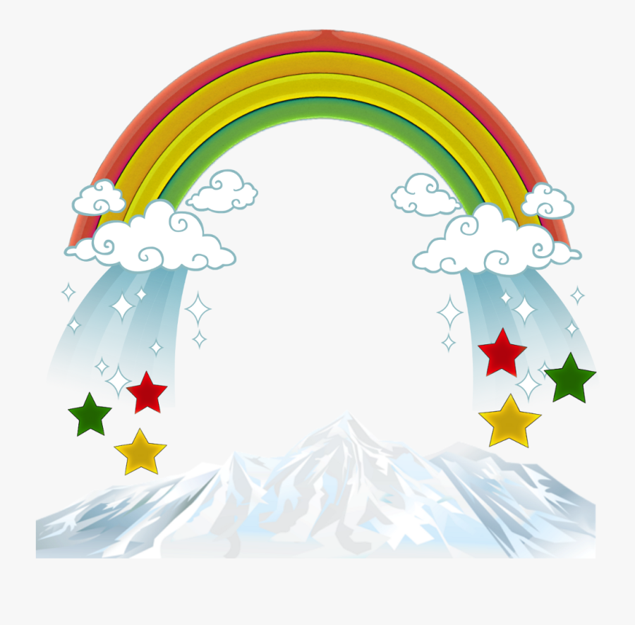 Clouds Arcenciel Rainbow Montain Montagne Fantastique - Arc Enc Iel Rainbow, Transparent Clipart