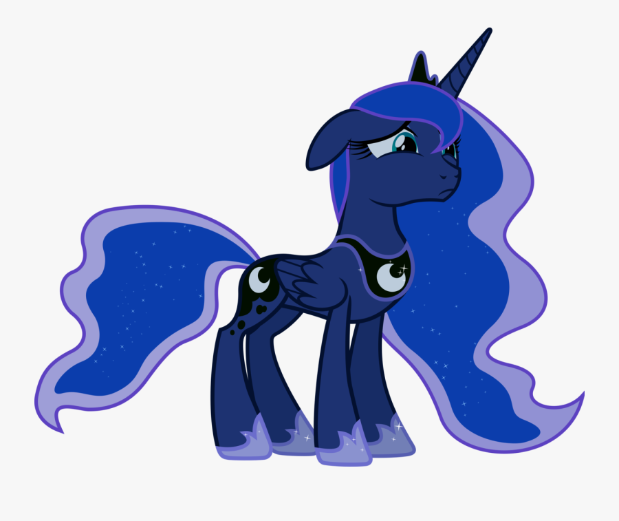 **silencenight Rolled A Random Image Posted In Comment - Mlp Princess Luna Sad, Transparent Clipart