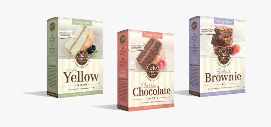 A Better Cake Mix For A New Generation - Cake Mix Packaging Design, Transparent Clipart