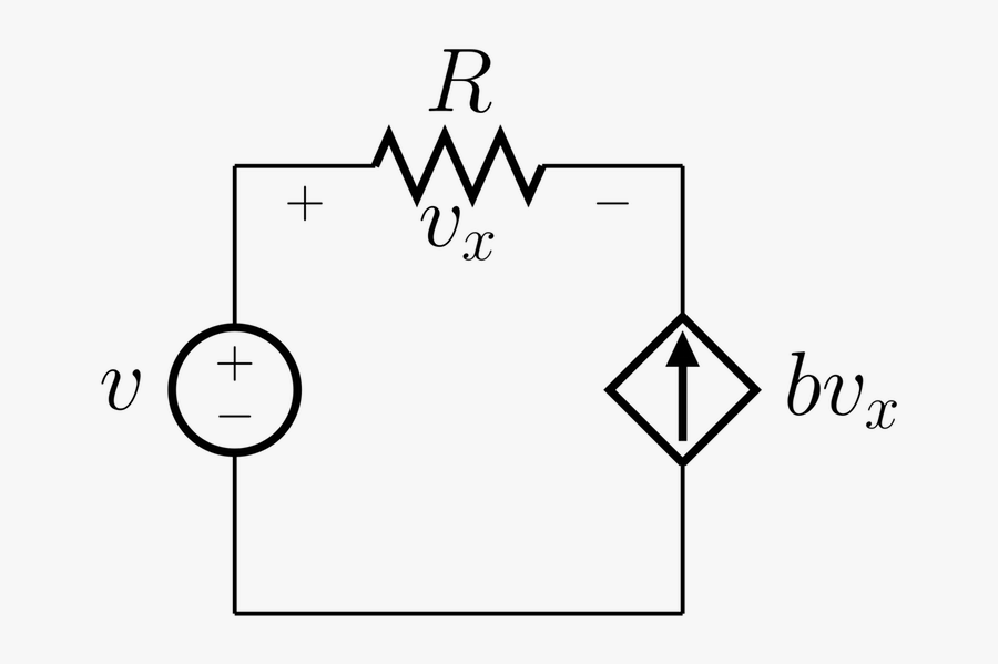 Current Controlled Voltage Source, Transparent Clipart
