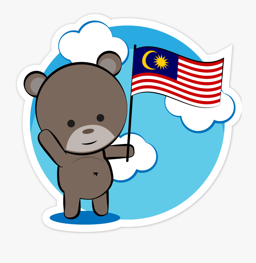 Landed To Good News That Both The Constituencies Of - Cartoon Merdeka Day Malaysia, Transparent Clipart