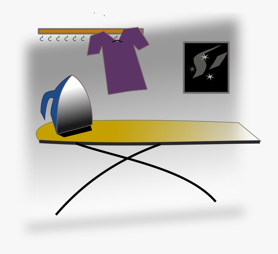 Ironing Table - Desperdiciamos La Energia Electrica, Transparent Clipart