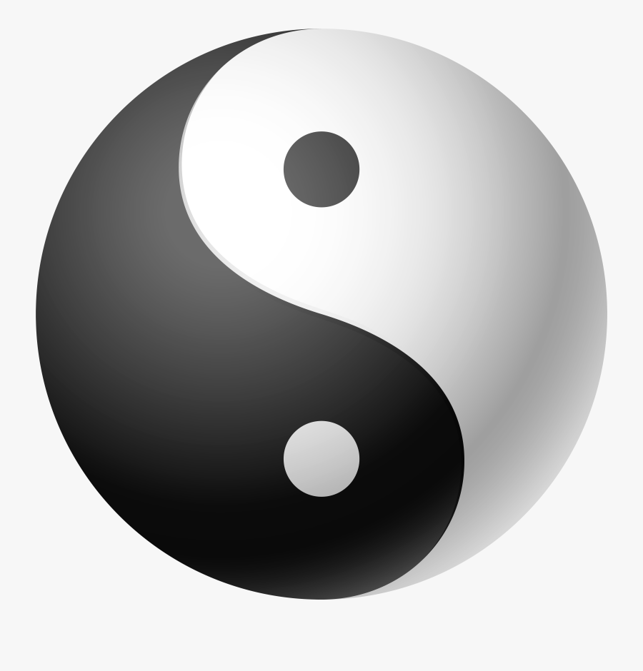 Transparent Yinyang Png, Transparent Clipart