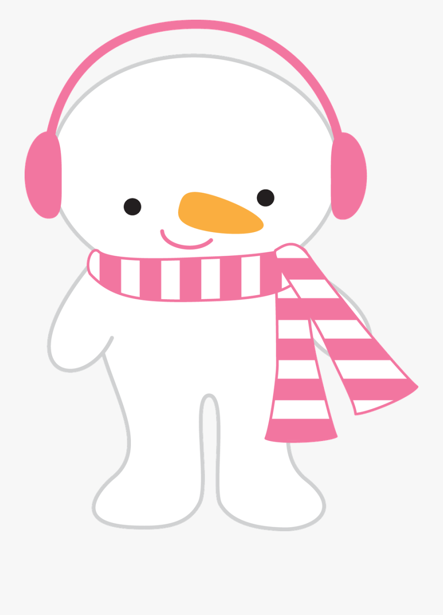 Snowmen Clipart Earmuff Clipart - Pink Christmas Clip Art, Transparent Clipart