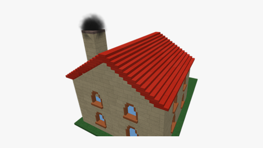 Cottage Clipart Happy Home - Wooden Block, Transparent Clipart