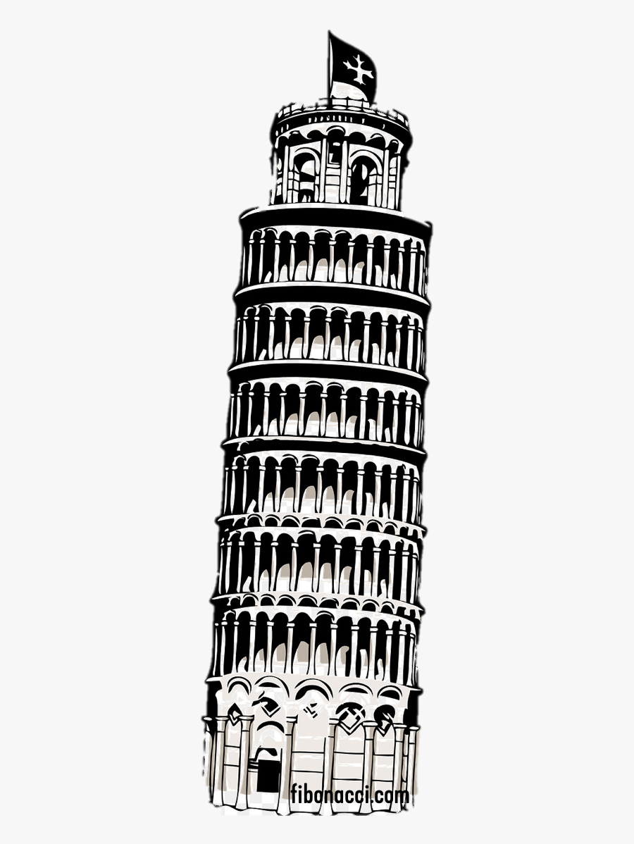 Leaning Tower Of Pisa Png, Transparent Clipart