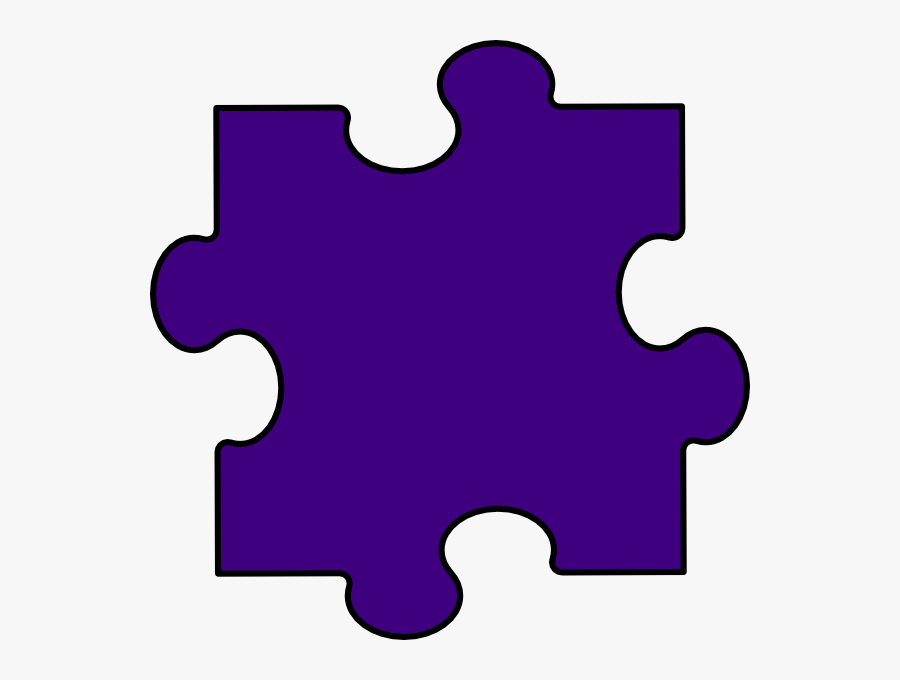 Single Colored Puzzle Piece, Transparent Clipart