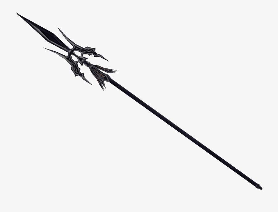 Transparent Jousting Lance Clipart - Black Halberd, Transparent Clipart