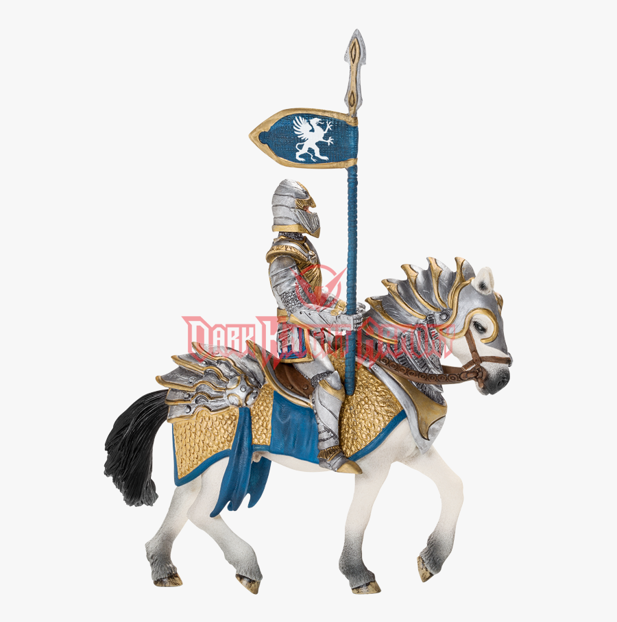Mounted Knight With Lance, Transparent Clipart