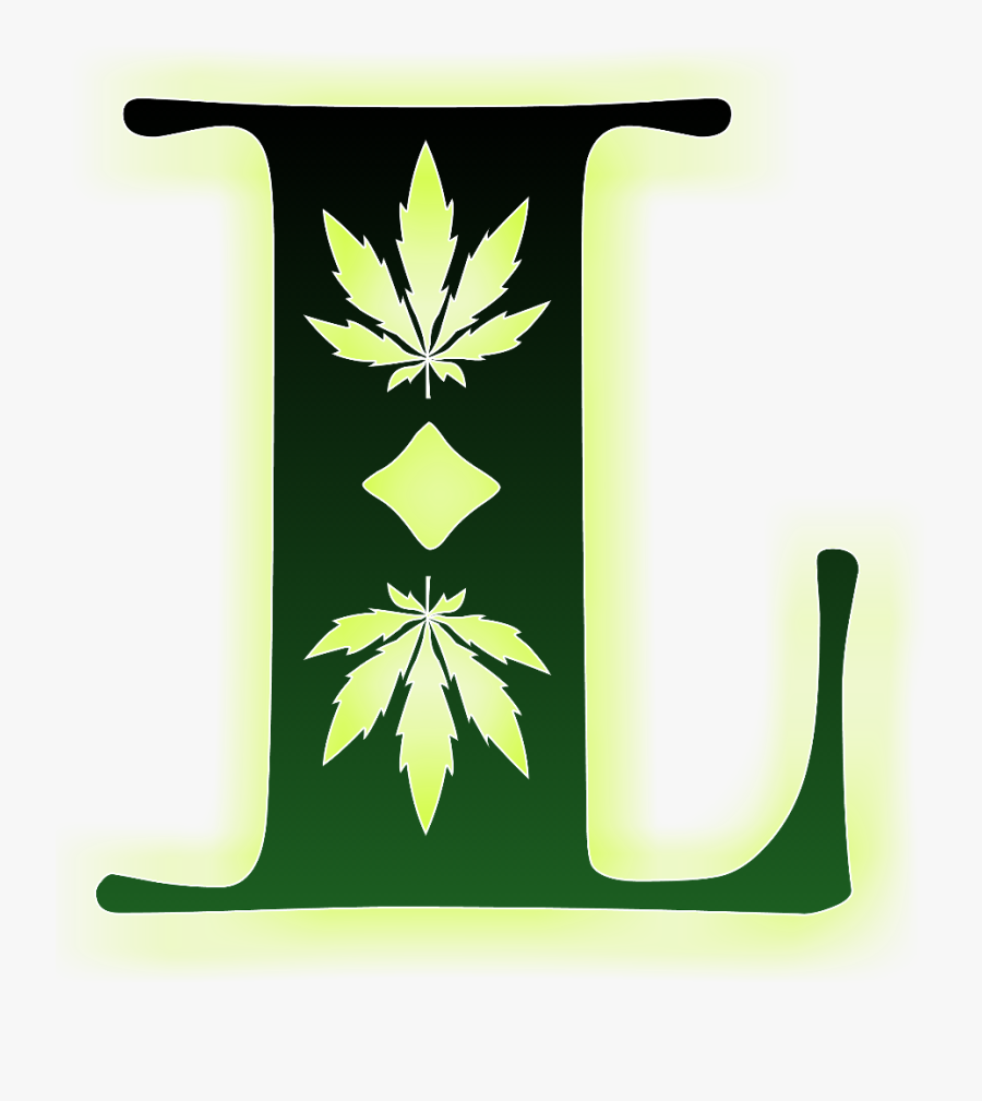 #l #ele #maryjane #canabis #hoja #letra #mota #cush - Illustration, Transparent Clipart