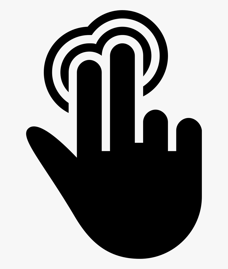 Touching Fingers Comments - Sign, Transparent Clipart