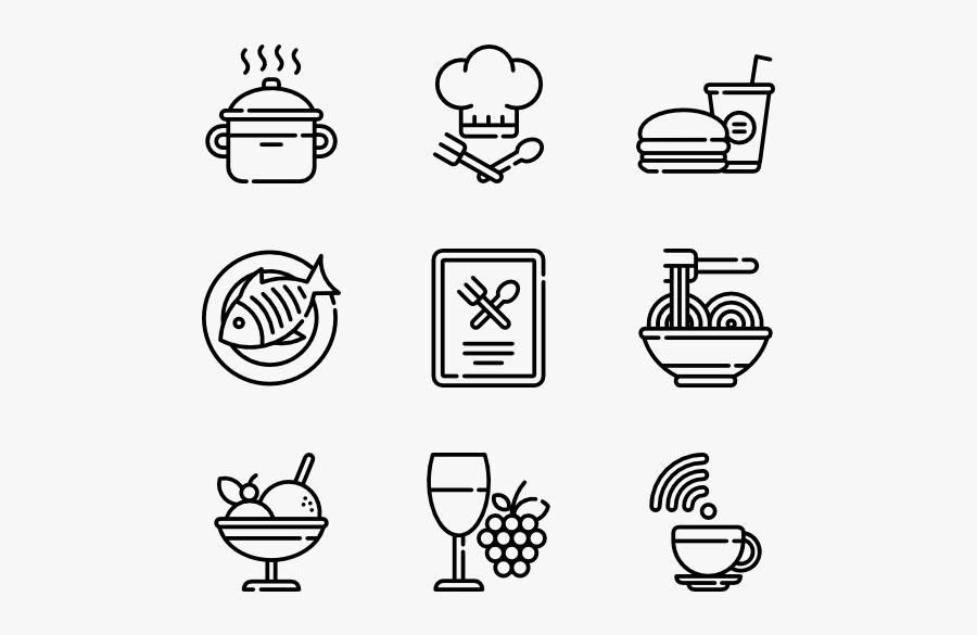 Work Icons, Transparent Clipart