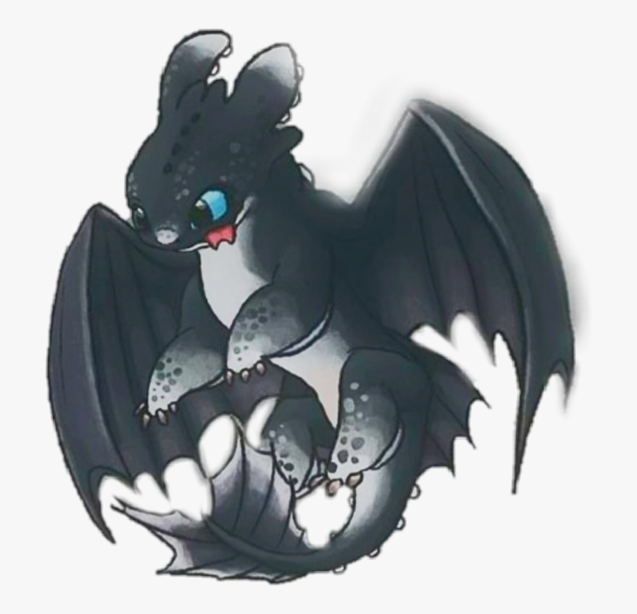 Black Night Light With Blue Eyes, Her Name Is Eclipse - Httyd Night Light #3, Transparent Clipart