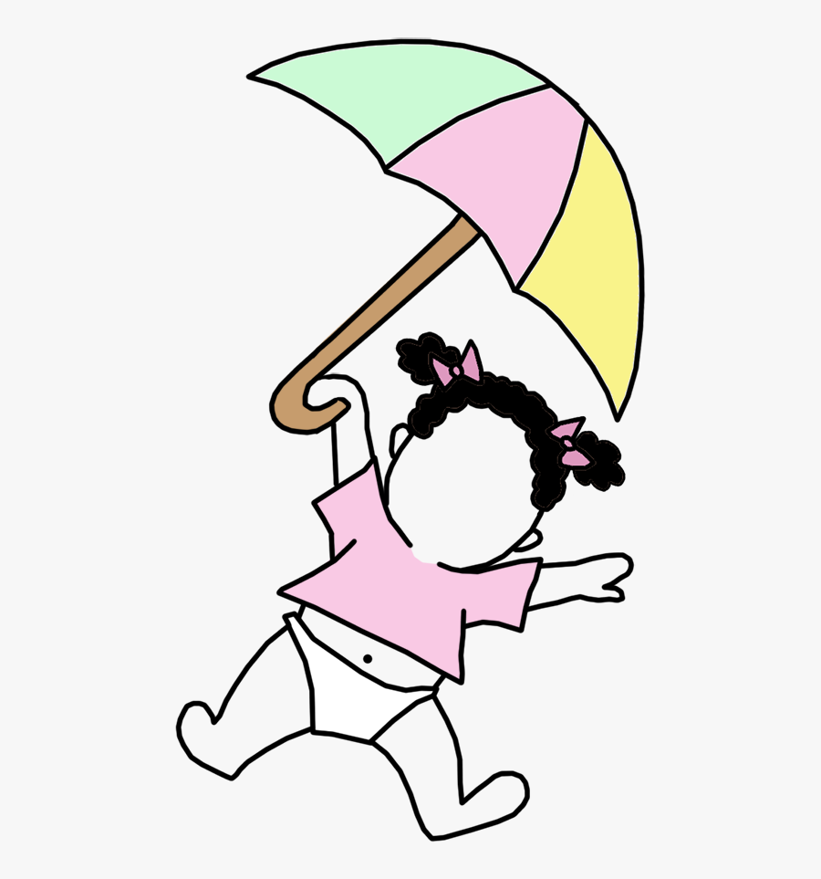 Baby Umbrella Drawing, Transparent Clipart