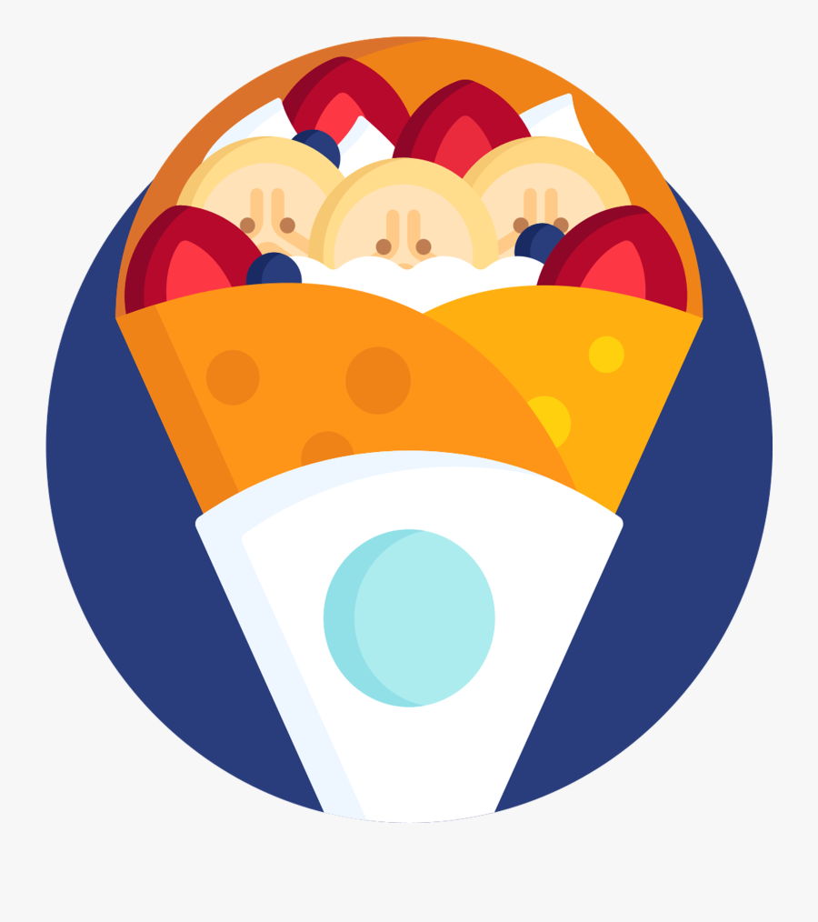 Crepes Flaticon, Transparent Clipart