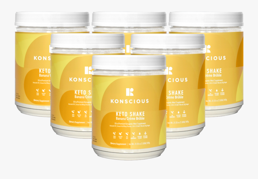 Banana Creme Brulee Keto Shake Sub - Cosmetics, Transparent Clipart