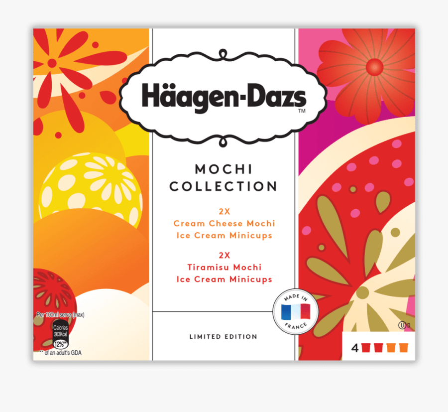 Mochi Collection Shn - Häagen Dazs Limited Edition Packaging, Transparent Clipart