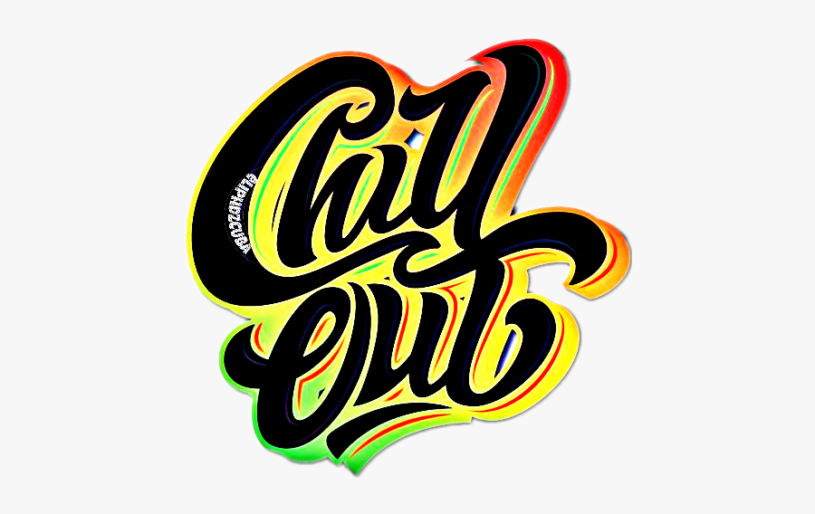 #chillout #relax #quotes #sayings #text #ftestickers - Chill Out Logo Design, Transparent Clipart