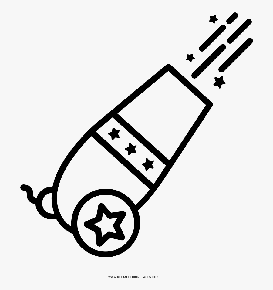Circus Cannon Coloring Page - Canhão Desenho Para Colorir, Transparent Clipart