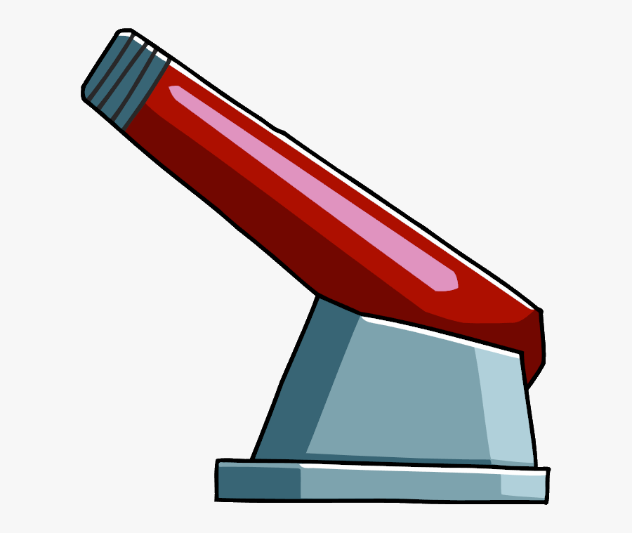 Human Cannon Su - Scribblenauts Cannon, Transparent Clipart