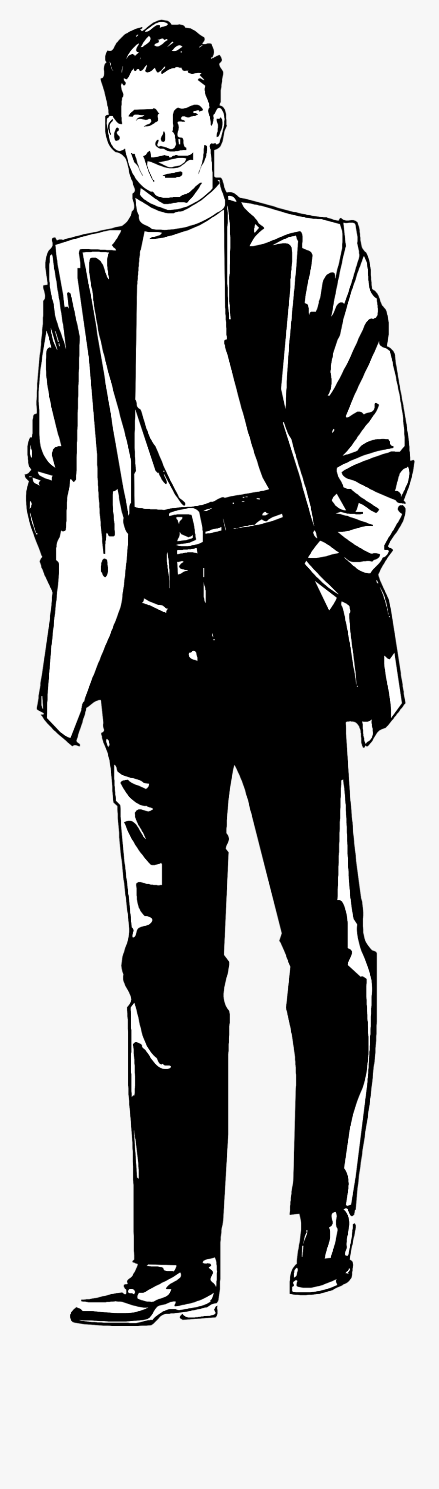 Collection Of Handsome - Illustration Of A Man, Transparent Clipart