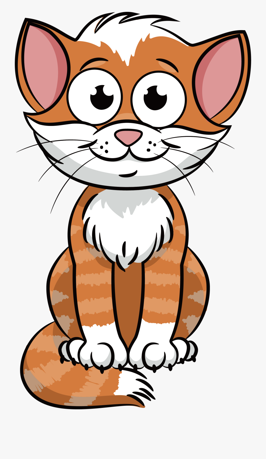Cat Dog Kitten - Hairy Cat Pic Png, Transparent Clipart