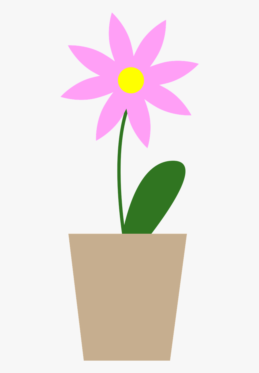 Vaso De Flores Desenho Png, Transparent Clipart