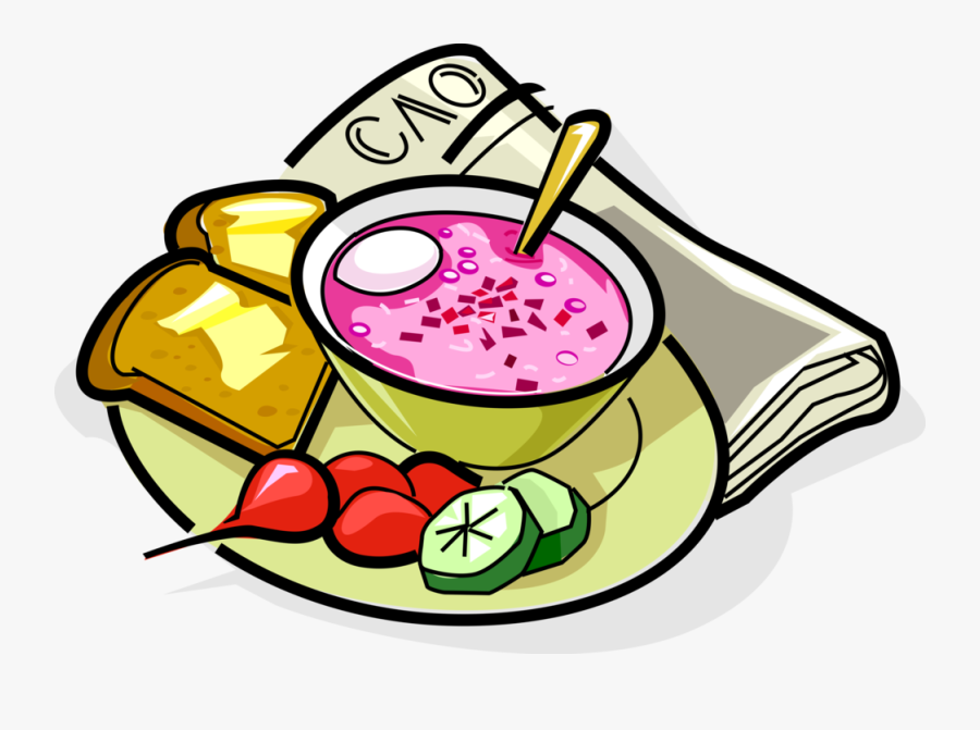 Soup Clipart Soup Bread, Transparent Clipart