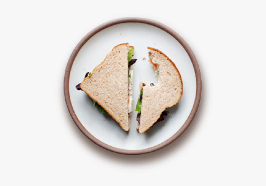 Side Plate - Sandwich, Transparent Clipart