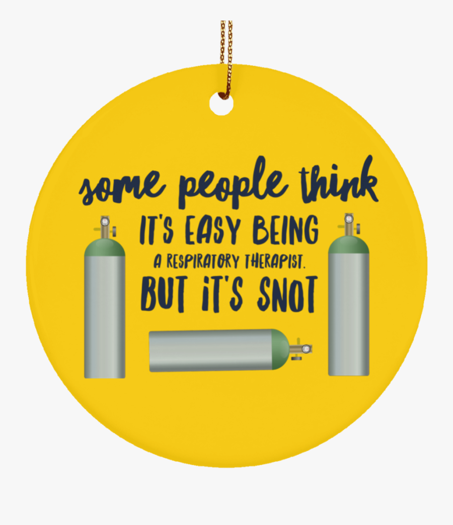 Respiratory Therapist Christmas Tree Ornament Ceramic, Transparent Clipart