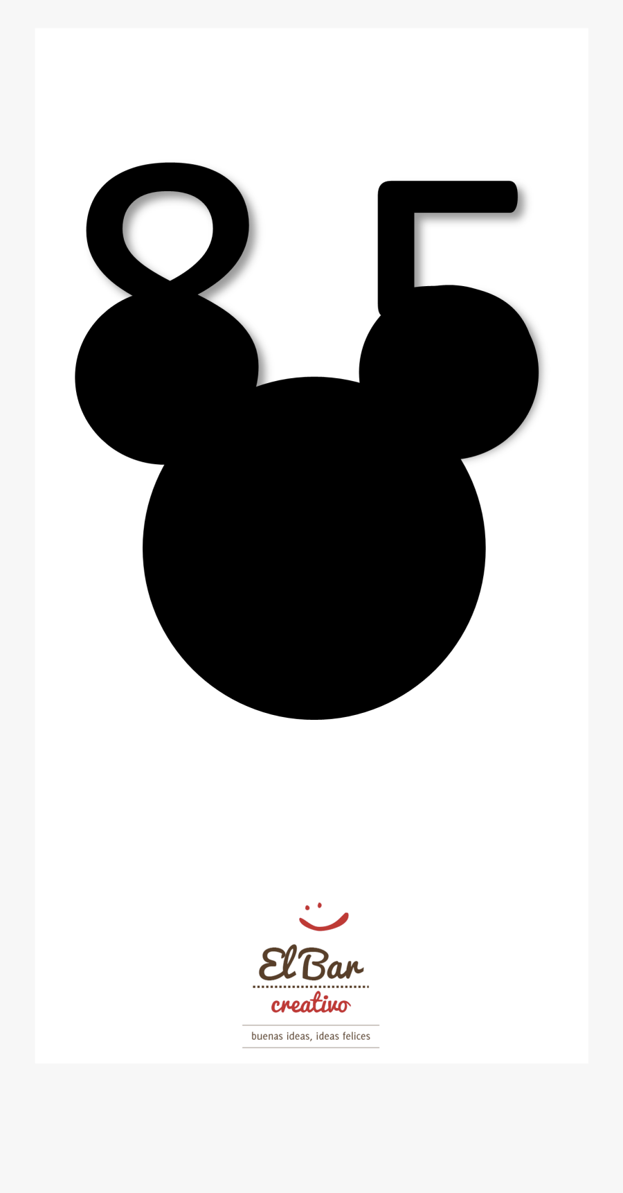 Mickey Mouse Ears Png - Huella De Mickey Mouse, Transparent Clipart