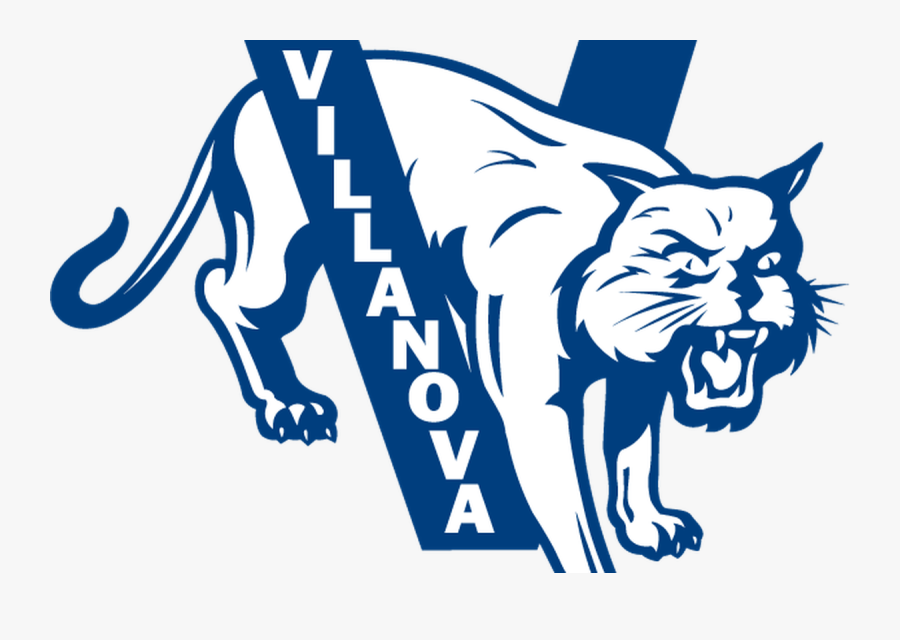 Villanova Wildcat Retro Logo, Transparent Clipart