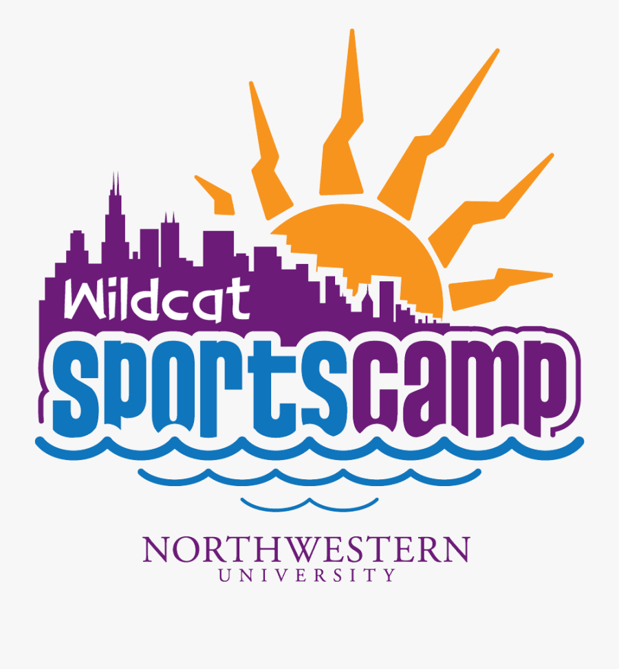 Northwestern University Wildcat Sports Camp Logo - Northwestern University, Transparent Clipart
