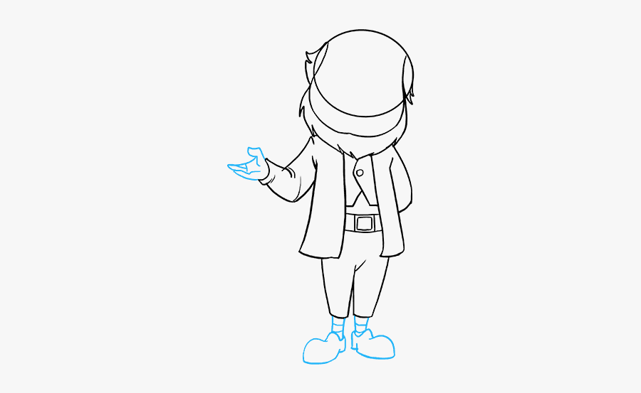 How To Draw Leprechaun - Easy Drawing Of Leprechaun, Transparent Clipart