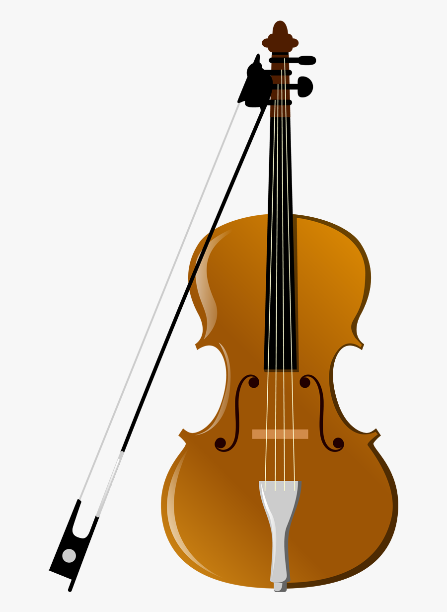 Clip Art Cartoon Fiddle - Instruments Mariachi Bands Use, Transparent Clipart