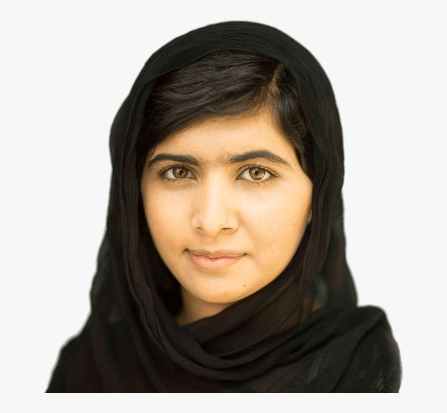 Malala Yousafzai Black Head Scarf - Dagen Mcdowell, Transparent Clipart