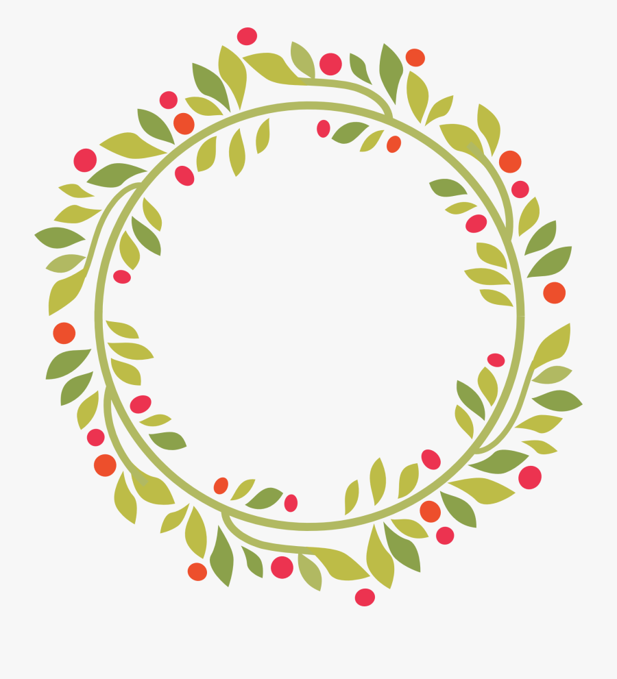 Christmas Wreath Vector Png, Transparent Clipart