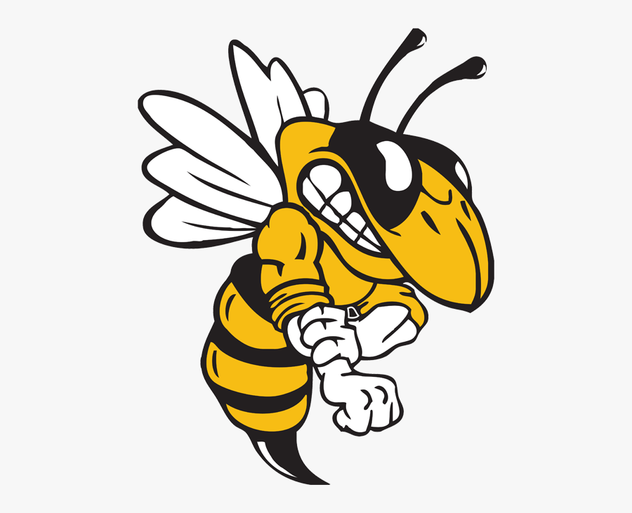 Buzz Yellow Jacket - Louisville Central High School Logo, Transparent Clipart