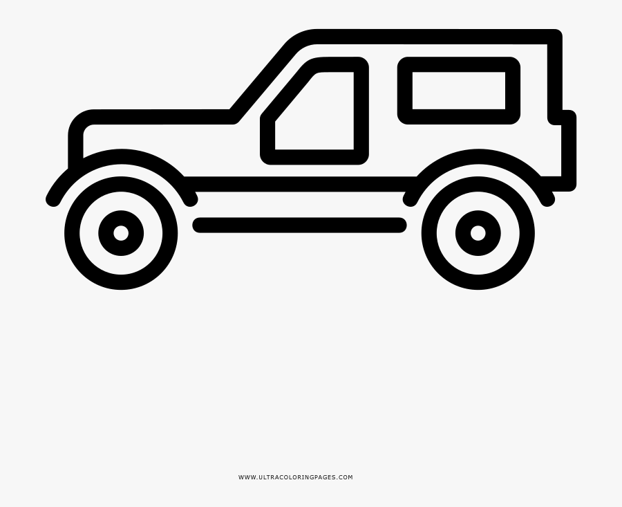 Coloring Page Ultra Pages - Desenhar Jipe, Transparent Clipart