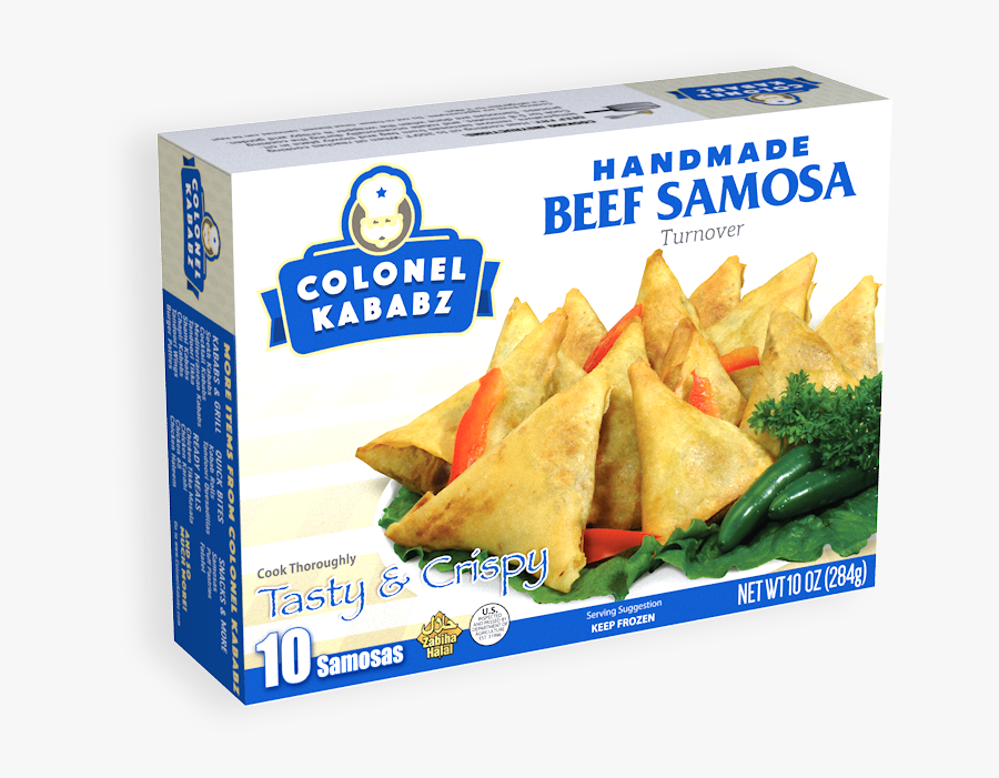 Transparent Samosa Png - Colonel Kababz Chicken Seekh Kabab, Transparent Clipart
