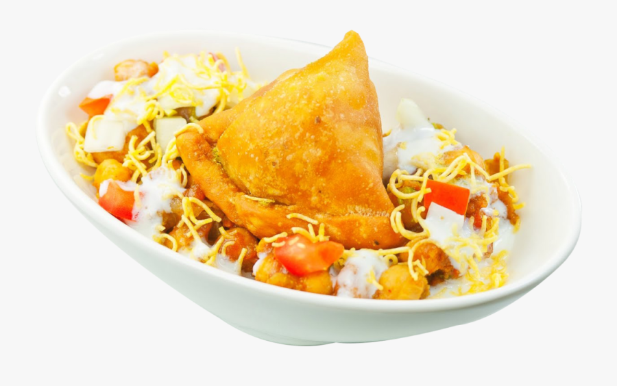 Transparent Samosa Png - Samosa Chaat Images Hd, Transparent Clipart