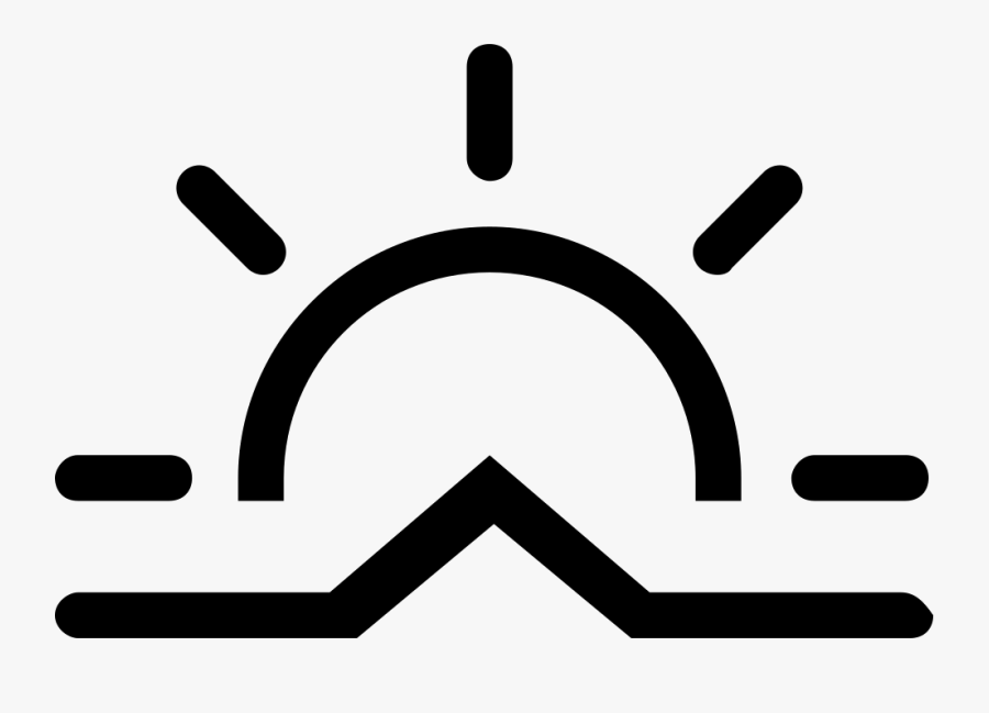 Stroke Weather Symbol Png Clipart , Png Download - Sun Path Icon Png, Transparent Clipart