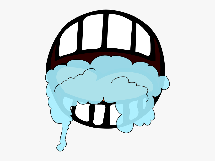 Foaming At The Mouth Cartoon, Transparent Clipart